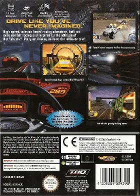 Hot Wheels - Velocity X box cover back